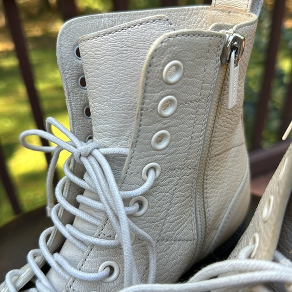 Jimmy Choo London Combat Cream Boots - Picture 11 of 11